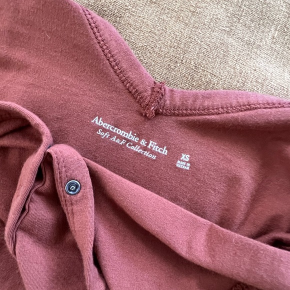 ABERCROMBIE & FITCH bodysuit in beautiful terracotta color - Picture 3 of 6